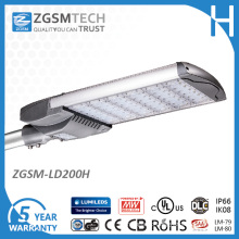 1-10V Dimming 200W LED Street Lamp for Parking Lot IP66